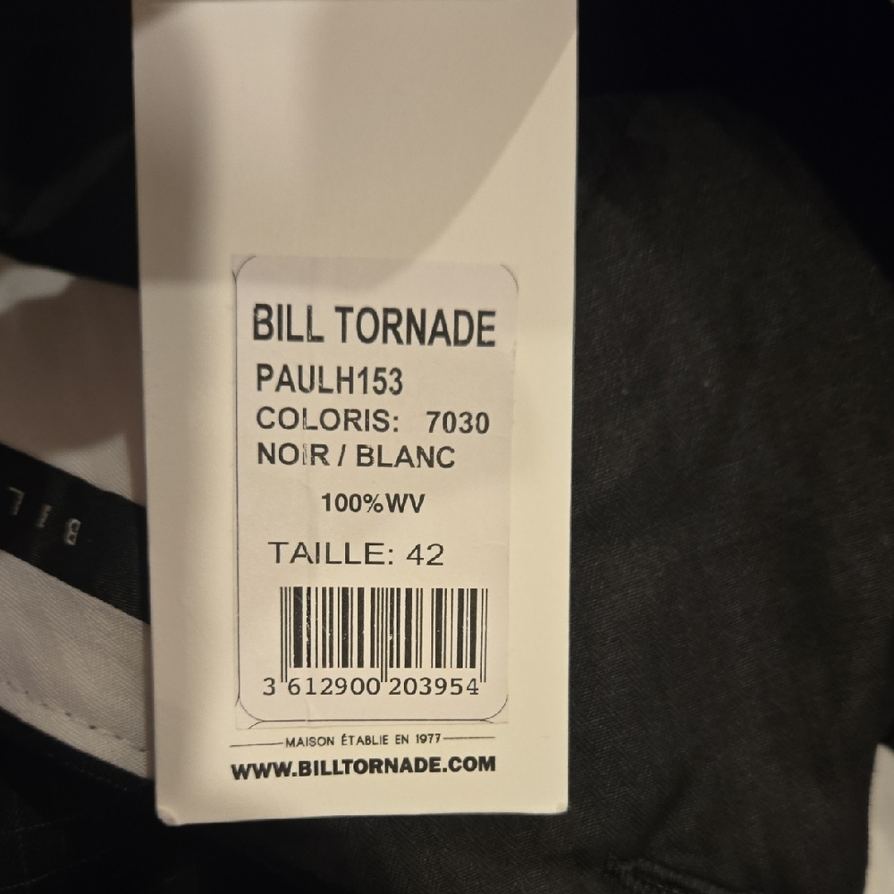 Billtornade Dark Gray Patterned Pants - Picture 4 of 7
